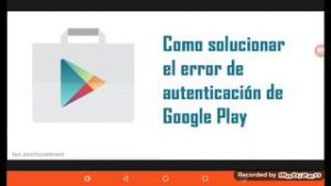 Error de autenticacion de Google Talk