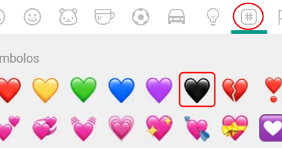 Significado emoticones whatsapp corazon