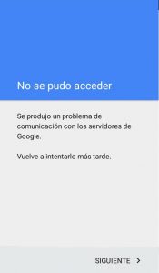 Problema Comunicación Gmail