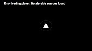 Solucionar: No playable sources found